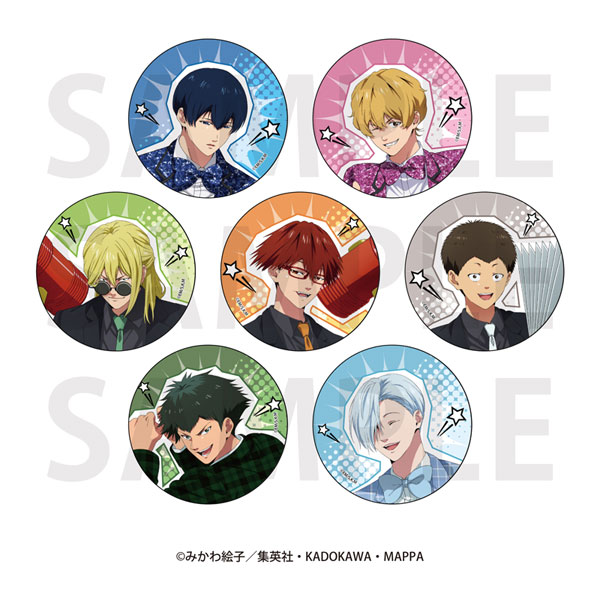 「忘却バッテリー」トレーディングメタリック缶バッジ(等身) 7個入りBOX