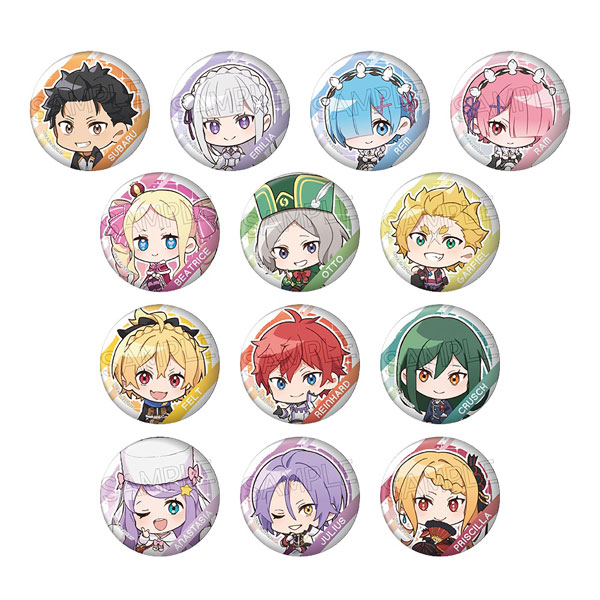 Re：ゼロから始める異世界生活 とじコレ Vol.3 缶バッジ 13個入りBOX