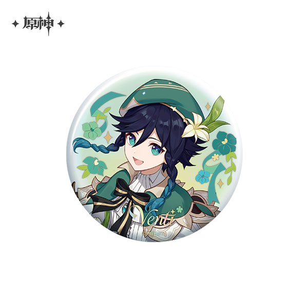 原神 五周年記念シリーズ 缶バッジ ウェンティ[miHoYo]《03月仮予約》