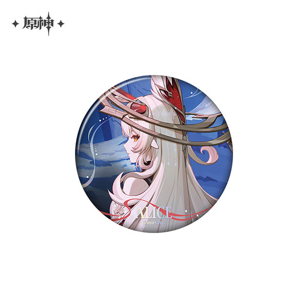 原神 空月の歌シリーズ 缶バッジ アリス[miHoYo]《04月仮予約》