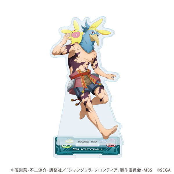 アクリルスタンド「TVアニメ『シャングリラ・フロンティア』×『ぷよぷよ』」01/サンラク＆カーバンクル衣装(描き下ろしイラスト)[A3]《０１月予約》