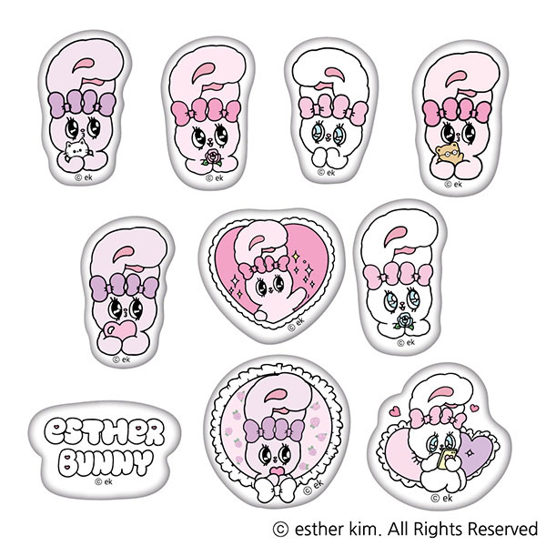 エスターバニー マシュマロ風シール（再販）[エンスカイ]《０６月予約》