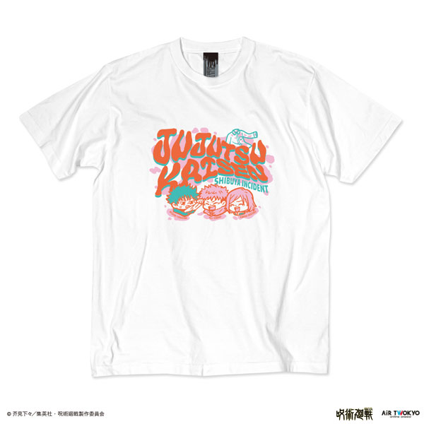 『呪術廻戦』「渋谷事変」第3弾 シーンイラスト Tシャツ 1(五条悟のシャツ) M ホワイト[AIR TWOKYO]《０１月予約》