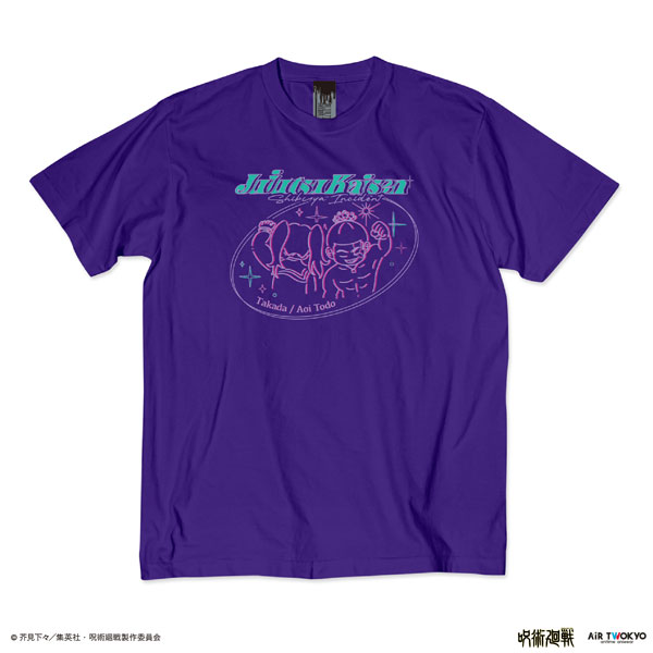 『呪術廻戦』「渋谷事変」第3弾 シーンイラスト Tシャツ 4(東堂葵) S バイオレットパープル[AIR TWOKYO]《０１月予約》