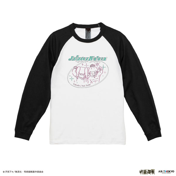 『呪術廻戦』「渋谷事変」第3弾 シーンイラストロングスリーブTシャツ 2(東堂葵) XL ホワイト/ブラック[AIR TWOKYO]《０１月予約》