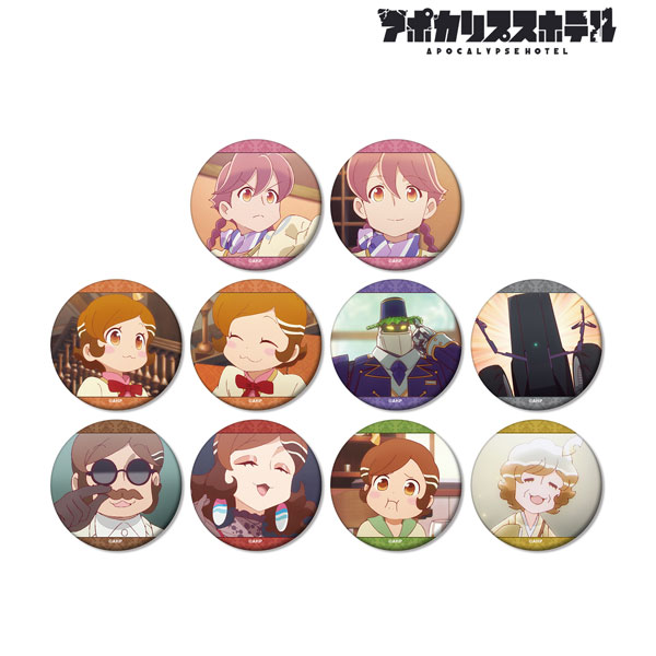 TVアニメ「アポカリプスホテル」 トレーディング場面写マット缶バッジ 10個入りBOX[アルマビアンカ]《０１月予約》