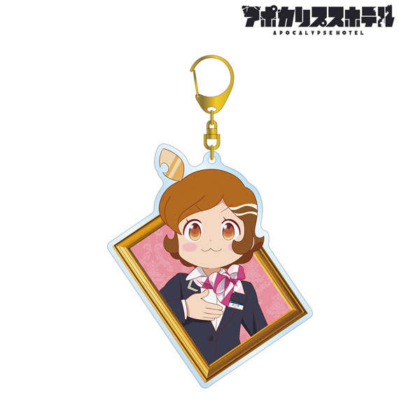 TVアニメ「アポカリプスホテル」 描き下ろし ポン子 ホテルモントレ制服ver. BIGアクリルキーホルダー[アルマビアンカ]《０１月予約》