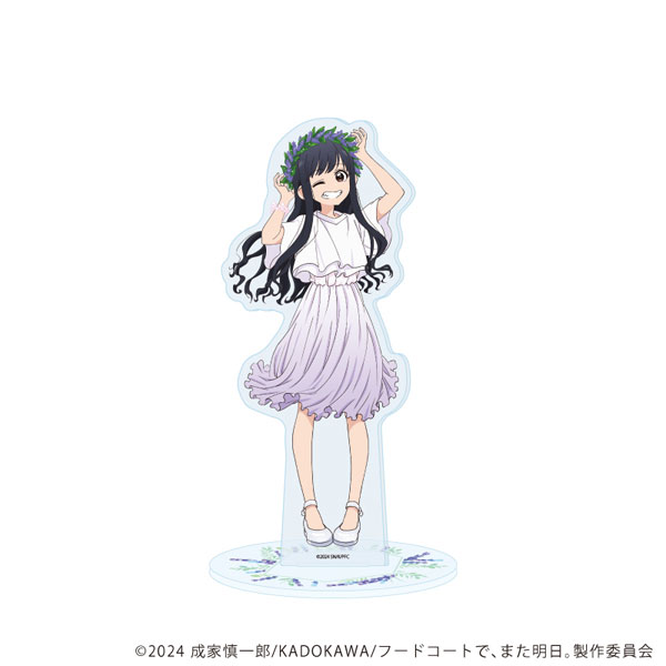 アクリルスタンド「TVアニメ『フードコートで、また明日。』」02/和田 ラベンダーver. (描き下ろしイラスト)[A3]《在庫切れ》
