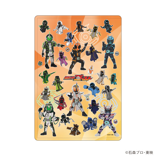 キャラクリアケース「仮面ライダーゴースト」01/集合デザイン(グラフアートイラスト)[A3]《在庫切れ》