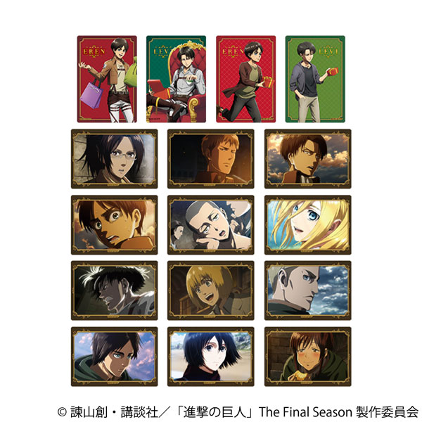 進撃の巨人 オーロラアートコレクション 8パック入りBOX[ムービック]《１２月予約》