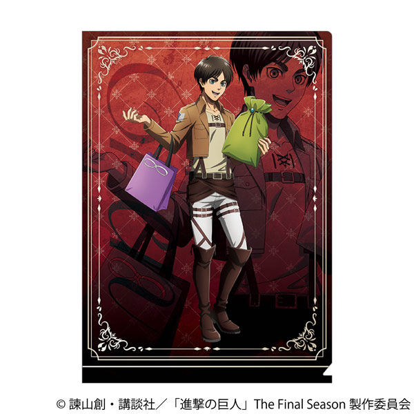 進撃の巨人 クリアファイル エレン[ムービック]《１２月予約》