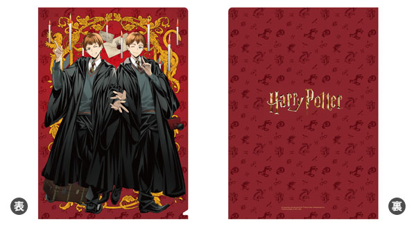 ハリーポッター クリアファイル 組分け(フレッド＆ジョージ・ウィーズリー)[ムービック]《１２月予約》