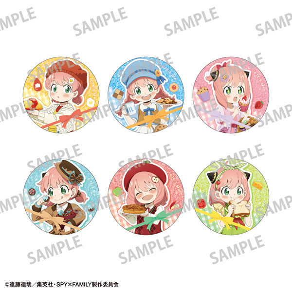 スパイファミリー トレーディング缶バッジ 6種セット 原作 SPY×FAMILY