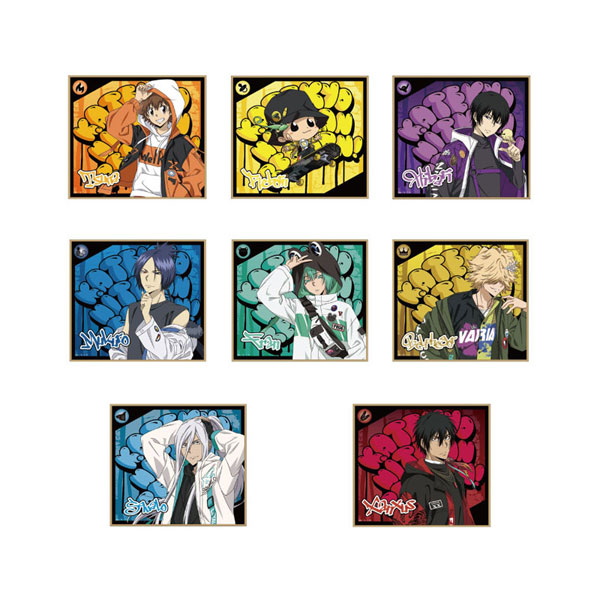 家庭教師ヒットマンREBORN！ ストリートファッション ミニ色紙 8個入りBOX