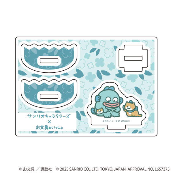 ゆらゆらアクリルスタンド「お文具といっしょ×サンリオキャラクターズ」05/子猫さん×ハンギョドン(コラボイラスト)[A3]《０１月予約》