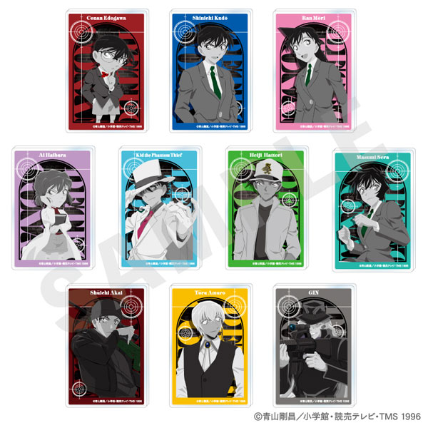 『名探偵コナン』 ペイントラクトシリーズ トレーディングアクリルカード モノクロver. 10個入りセット[coly]《０１月予約》