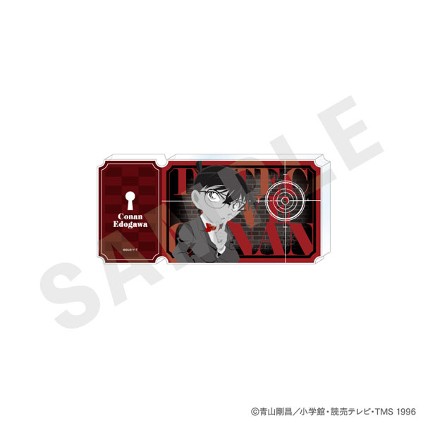 『名探偵コナン』 ペイントラクトシリーズ チケット風アクリルブロック モノクロver.(江戸川コナン)[coly]《０１月予約》