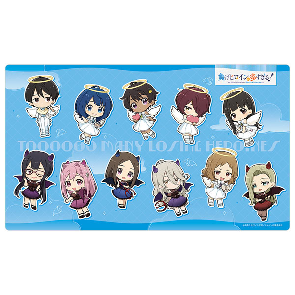 [負けヒロインが多すぎる！]ラバーマット(天使＆悪魔)[カーテン魂]《発売済・在庫品》