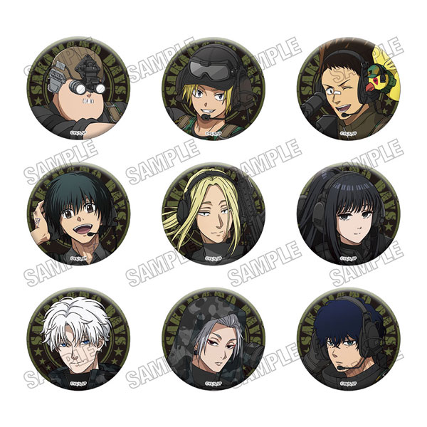 TVアニメ『SAKAMOTO DAYS』 描き下ろし缶バッジコレクション[サバイバルゲームver.] 9個入りBOX