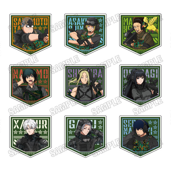 TVアニメ『SAKAMOTO DAYS』 描き下ろしアクリルバッジコレクション[サバイバルゲームver.] BOX