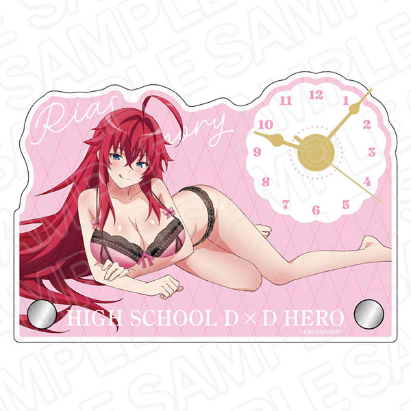 TVアニメ『ハイスクールD×D HERO』 ミニアクリルクロック リアス・グレモリー ナイトウェア ver.[コンテンツシード]《１２月予約》