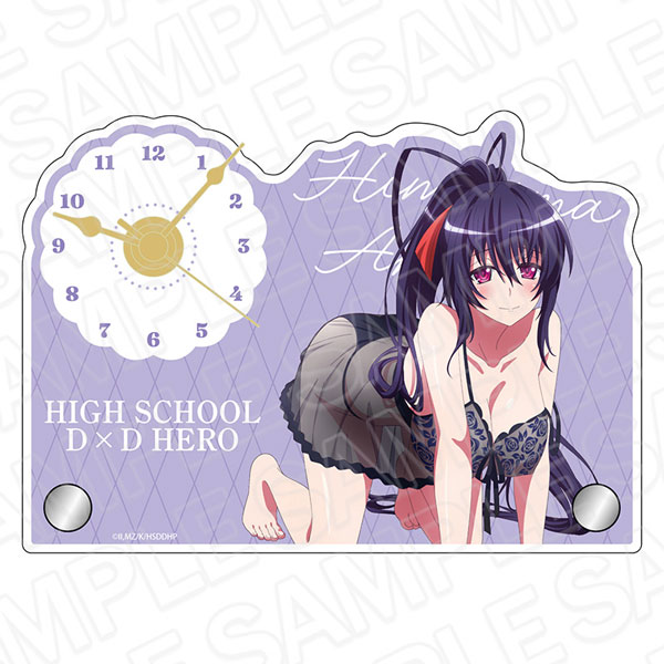 TVアニメ『ハイスクールD×D HERO』 ミニアクリルクロック 姫島朱乃 ナイトウェア ver.[コンテンツシード]《１２月予約》