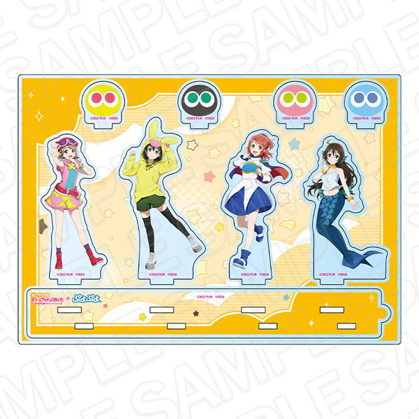 ラブライブ！虹ヶ咲学園スクールアイドル同好会×ぷよぷよ アクリルジオラマ A[コンテンツシード]《１２月予約》