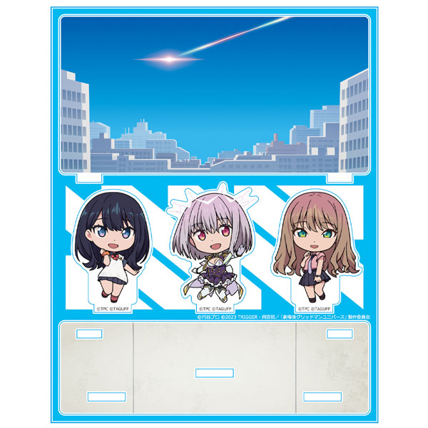 グリッドマン ユニバース アクリルジオラマ 六花＆夢芽＆アカネ(ニュー