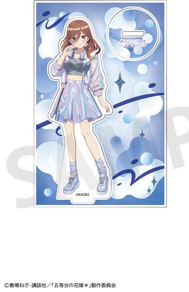 「五等分の花嫁*」アクリルスタンドプレート 中野三玖[KADOKAWA]《０２月予約》