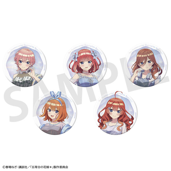 「五等分の花嫁*」トレーディングキラキラ缶バッジ 5個入りBOX