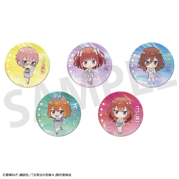 「五等分の花嫁*」トレーディングキラキラ缶バッジミニ 5個入りBOX