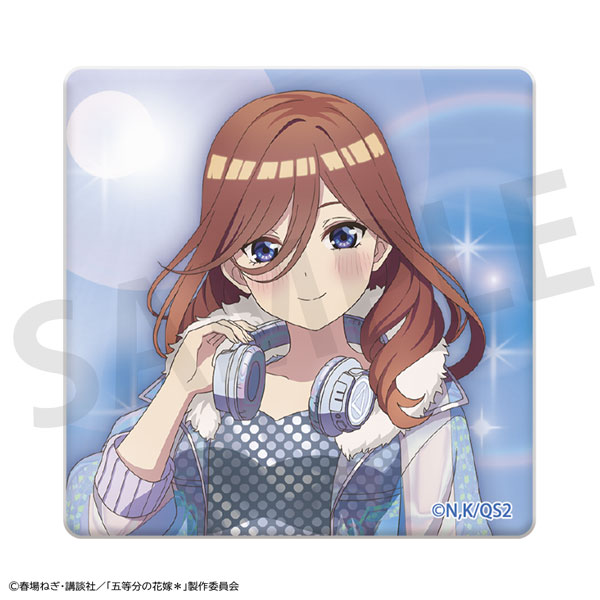 五等分の花嫁*」スクエア缶バッジ 中野三玖[KADOKAWA]《02月予約》