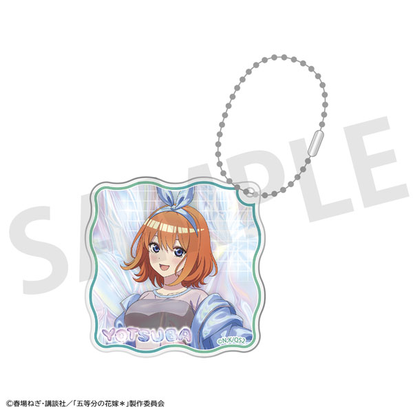 「五等分の花嫁*」キラキラアクリルキーホルダー 中野四葉[KADOKAWA]《０２月予約》