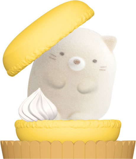 AB36604 すみっコぐらし プチすみっコマスコット ねこ(マカロン)[サンエックス]《発売済・在庫品》
