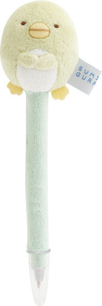 PR15302 すみっこぐらし すみっコのおきにいり ぬいぐるみペン ぺんぎん？[サンエックス]《発売済・在庫品》