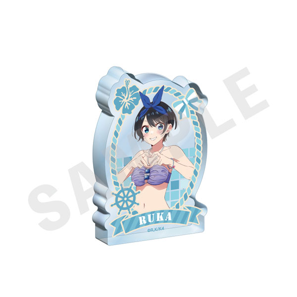 「彼女、お借りします」 ミニアクリルブロック リデザイン(更科瑠夏)[coly]《発売済・在庫品》