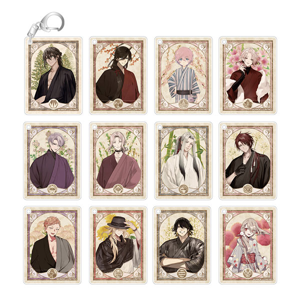 刀剣乱舞-ONLINE- 華こよみ絵巻 第六弾 アクリルキーホルダーコレクション 12個入りBOX