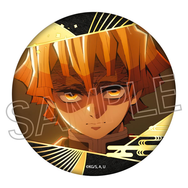 鬼滅の刃 箔押し缶バッジ Vol.3 我妻善逸[ツインクル]《12月予約》