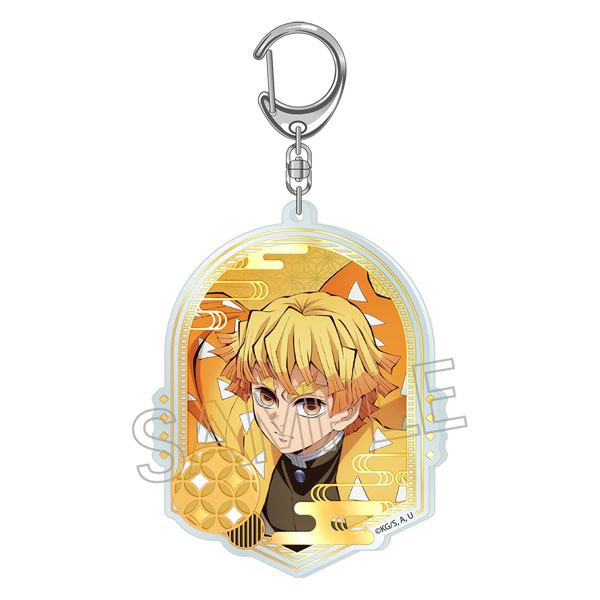 鬼滅の刃 箔押しアクリルキーホルダー 我妻善逸[ツインクル]《12月予約》