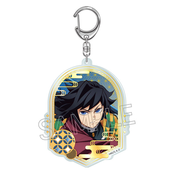 鬼滅の刃 アクリルキーホルダーコレクション 　レア　義勇 鬼滅の刃 箔押しアクリルキーホルダー 冨岡義勇[ツインクル]《12月予約》