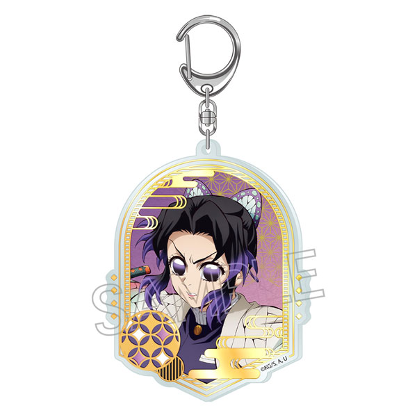 鬼滅の刃 箔押しアクリルキーホルダー 胡蝶しのぶ[ツインクル]《発売済