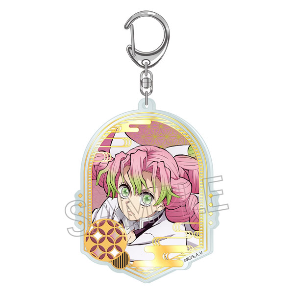 鬼滅の刃 箔押しアクリルキーホルダー 甘露寺蜜璃[ツインクル]《12月