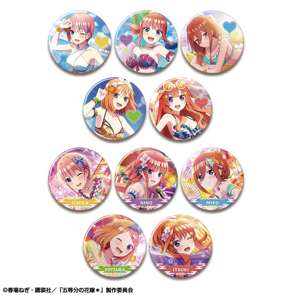 五等分の花嫁 缶バッジまとめセット アトレ 五等分の花嫁* トレーディング缶バッジ Vol.3 10個入りBOX[ライセンス