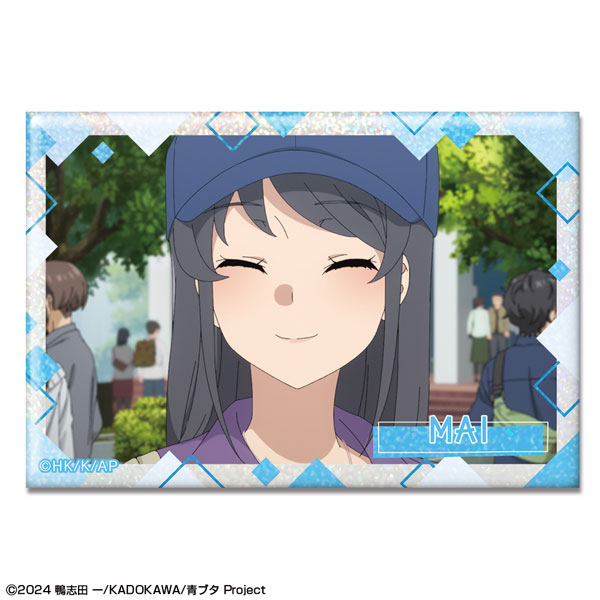 青春ブタ野郎はサンタクロースの夢を見ない 缶バッジ 桜島麻衣 桜島麻衣 青春ブタ野郎はサンタクロースの夢を見ない 麻衣 顔コレ缶