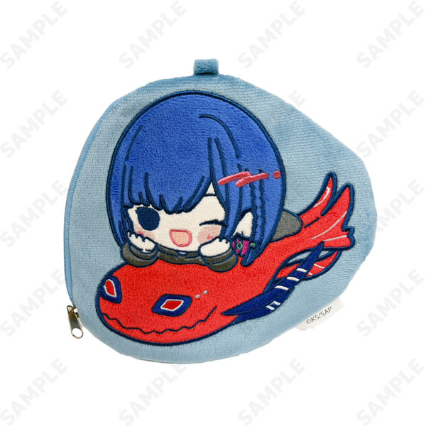 TVアニメ「神椿市建設中。」 ダイカット刺繍ポーチ 2.谷置狸眼