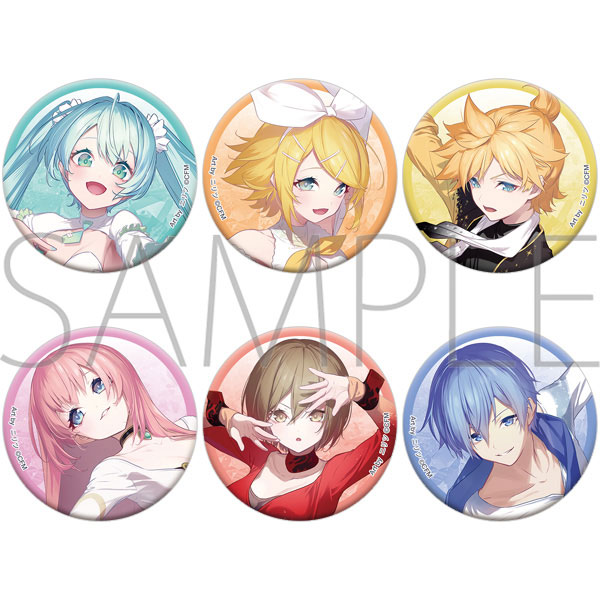 初音ミクシリーズ グリッターキャラバッジコレクション 6個入りBOX[ムービック]《１２月予約》