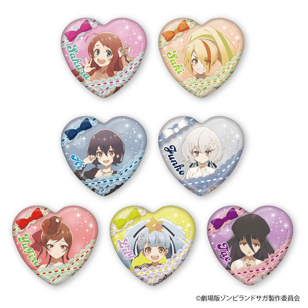 劇場版『ゾンビランドサガ ゆめぎんがパラダイス』 缶バッジコレクション 私服 7個入りBOX