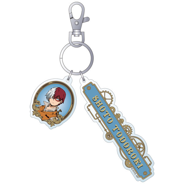 僕のヒーローアカデミア 2連アクリルキーホルダー 轟焦凍 スチームパンクver.[ムービック]《発売済・在庫品》