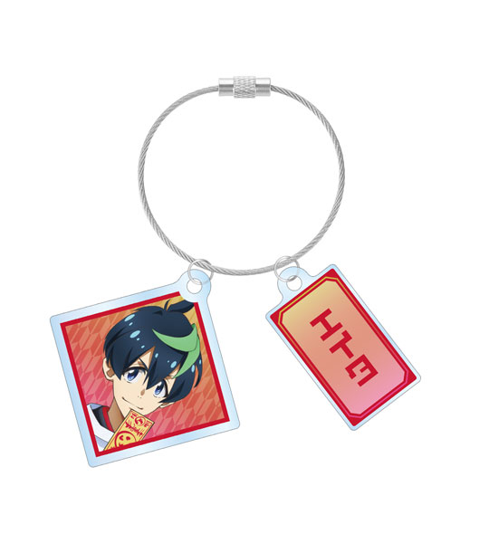 ネクロノミ子のコズミックホラーショウ 描き下ろし エイタ 妖怪ハンターver. 2連ワイヤーアクリルキーホルダー[アルマビアンカ]《発売済・在庫品》