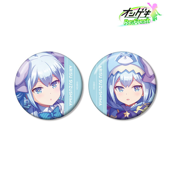 オンゲキ 珠洲島 有栖 ライブ限定 缶バッチ オンゲキ リステ ライブ 缶